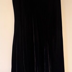 Banana Republic Black Velvey Maxi Skirt